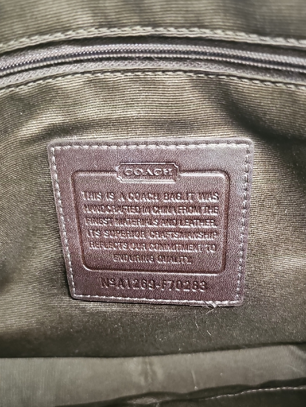 COACH F70283 JACQUARD MESSENGER BAG BFPM-05-093 - Picture 10 of 12